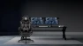 Превью Reclining Gaming Chair with Footrest and Massage — Smart Chairs, Vonesse