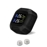 Wireless Tire Pressure Monitoring System with Alarm and Sensors — TPMS, Pu fe