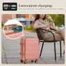 Превью Carry on Luggage with Front Pocket and USB Port — Smart Luggage, imiomo