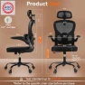 Превью Ergonomic Mesh Office Chair with Lumbar Support — Smart Chairs, DYQKEA