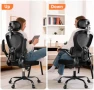 Превью Ergonomic Mesh Office Chair with Lumbar Support — Smart Chairs, DYQKEA
