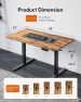 Превью Electric Standing Desk, 48 x 24 Inches Height Adjustable Stand up Desk — Standing Desk, FEZIBO