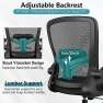 Превью Ergonomic Mesh Office Chair with Adjustable Lumbar Support and Flip-up Armrests — Smart Chairs, FelixKing