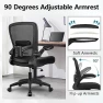 Превью Ergonomic Mesh Office Chair with Adjustable Lumbar Support and Flip-up Armrests — Smart Chairs, FelixKing