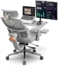 Превью Ergonomic Office Chair with Footrest, Auto-Following Lumbar Support, High Back Desk Chair with 4D Armrest, 136° Tilt... — Smart Chairs, NEWTRAL
