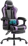 Превью Gaming Chair with Footrest and Massage Lumbar Support — Smart Chairs, Shahoo