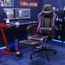 Превью Gaming Chair with Footrest and Massage Lumbar Support — Smart Chairs, Shahoo