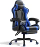 Превью Gaming Chair with Footrest and Massage Lumbar Support — Smart Chairs, Shahoo