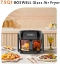 Превью Glass Air Fryer with Transparent Fry Bowl — Air Fryer, BOSWELL