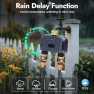 Превью 2 Zones WiFi Water Timer Brass Inlet — Irrigation System, Insoma