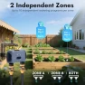Превью 2 Zones WiFi Water Timer Brass Inlet — Irrigation System, Insoma