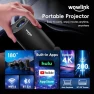 Превью Mini Projector with WiFi 6 and Bluetooth 5.4 Support 4K 1080P Auto Keystone 180° Rotatable — Smart Projector, wowlink