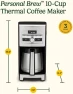 Превью Personal Brew 10-Cup Thermal Coffee Maker — Coffee Maker, Cuisinart