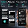 Превью AI Voice Recorder with Transcription & Translation — Translator Device, HUREWA