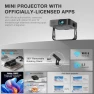 Превью Black Smart Mini Projector with WiFi and Bluetooth — Smart Projector, XuanPad