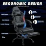 Превью Massage Gaming Chair with Footrest — Smart Chairs, ECOTOUGE