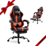 Превью Massage Gaming Chair with Footrest — Smart Chairs, ECOTOUGE
