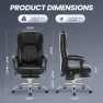 Превью Massage Office Chair with 3-Level Heat and Footrest — Massage Chairs, MALOL