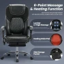 Превью Massage Office Chair with 3-Level Heat and Footrest — Massage Chairs, MALOL
