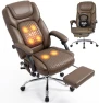 Превью Massage Office Chair with 3-Level Heat and Footrest — Massage Chairs, MALOL