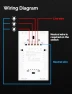 Превью Smart Light Switch Touch Glass Design 2 Gang — Smart Switch, MOES