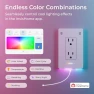 Превью Smart Outlet with RGB Night Light — Smart Plug, Intecular