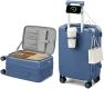 Превью 20 Inch Expandable Carry On Luggage with Cup Holder — Smart Luggage, Hanke