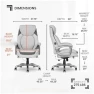 Превью Active Lumbar Ergonomic Swivel Executive Massage Chair — Smart Chairs, Sharper Image
