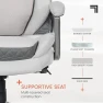 Превью Active Lumbar Ergonomic Swivel Executive Massage Chair — Smart Chairs, Sharper Image