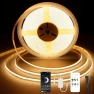 Превью COB LED Strip Lights 9.84ft, 3000K Warm White, DC24V, CRI93+, Bluetooth App Control, Dimmable — LED Strip Lights, AUZIWE