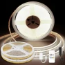 Превью COB LED Strip Lights 9.84ft, 3000K Warm White, DC24V, CRI93+, Bluetooth App Control, Dimmable — LED Strip Lights, AUZIWE