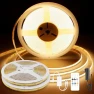Превью COB LED Strip Lights 9.84ft, 3000K Warm White, DC24V, CRI93+, Bluetooth App Control, Dimmable — LED Strip Lights, AUZIWE