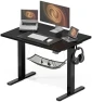 Превью Electric Standing Desk, Height Adjustable Home Office Desk with Memory Presets & Cable Management, Rustic Brown Sit... — Standing Desk, Acrolix