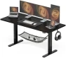Превью Electric Standing Desk, Height Adjustable Home Office Desk with Memory Presets & Cable Management, Rustic Brown Sit... — Standing Desk, Acrolix