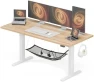 Превью Electric Standing Desk, Height Adjustable Home Office Desk with Memory Presets & Cable Management, Rustic Brown Sit... — Standing Desk, Acrolix