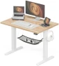 Превью Electric Standing Desk, Height Adjustable Home Office Desk with Memory Presets & Cable Management, Rustic Brown Sit... — Standing Desk, Acrolix