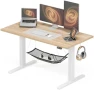 Превью Electric Standing Desk, Height Adjustable Home Office Desk with Memory Presets & Cable Management, Rustic Brown Sit... — Standing Desk, Acrolix