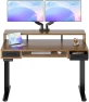 Превью Electric Standing Desk with 2 Drawers & Large Keyboard Tray — Standing Desk, HUANUO