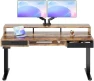 Превью Electric Standing Desk with 2 Drawers & Large Keyboard Tray — Standing Desk, HUANUO