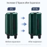 Превью Carry On Luggage with Top Opening, Expandable with Front Pocket and USB Charging Port — Smart Luggage, cllson
