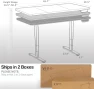 Превью Electric Dual Motor Sit Stand Desk — Standing Desk, VIVO