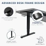 Превью Electric Dual Motor Sit Stand Desk — Standing Desk, VIVO