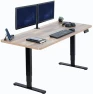 Превью Electric Dual Motor Sit Stand Desk — Standing Desk, VIVO
