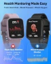 Превью Fitness Tracker with 24/7 Heart Rate & Blood Pressure Monitor, Blood Oxygen & Sleep Tracker — Fitness Tracker, MorePro