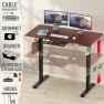 Превью Height Adjustable Standing Desk with Drawer and Memory Preset — Standing Desk, SHW