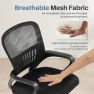 Превью Home Office Desk Chair - Ergonomic Mid Back with Lumbar Support & Rocking Mode — Smart Chairs, DUMOS