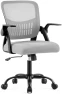 Превью Home Office Desk Chair - Ergonomic Mid Back with Lumbar Support & Rocking Mode — Smart Chairs, DUMOS