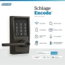 Превью Smart Wi-Fi Lock with Lever Handle, Touchscreen Keypad, Keyless Entry — Smart Lock, SCHLAGE