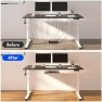 Превью Whole-Piece Standing Desk with Clamp Power Strip, 48x24" — Standing Desk, FLEXISPOT