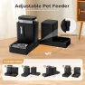 Превью Automatic Cat Feeder and Water Dispenser Set, 2 in 1 Gravity Food Dispenser — Automatic Pet Feeder, ZOMISIA
